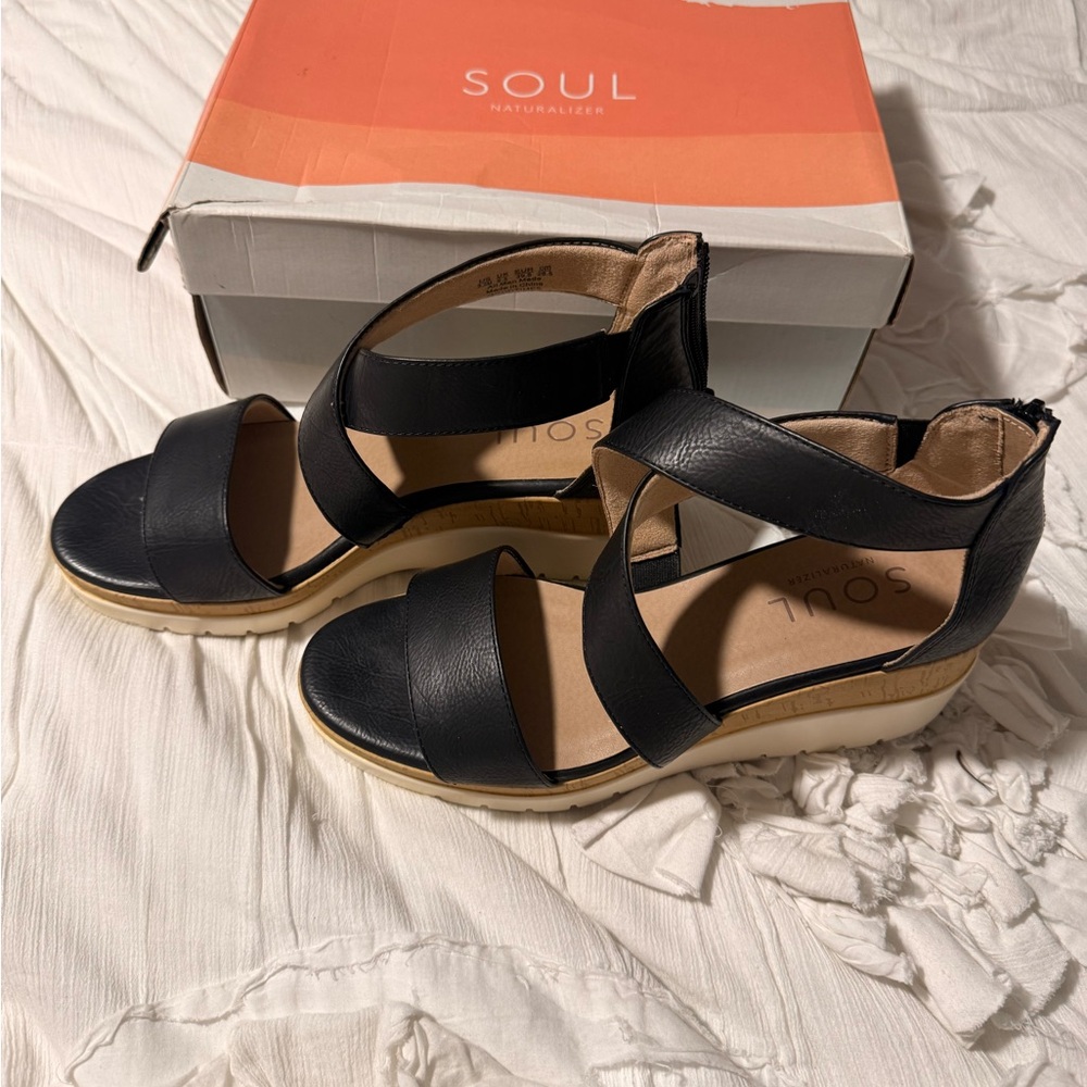 SOUL Naturalizer Black Wedges